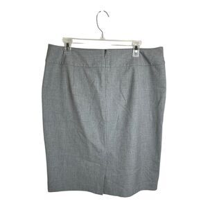 Talbots Pencil Skirt Size 14 Gray with Slash Pockets and Back Slit